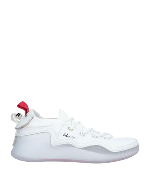Christian Louboutin White Leather Arpoador Sneakers
