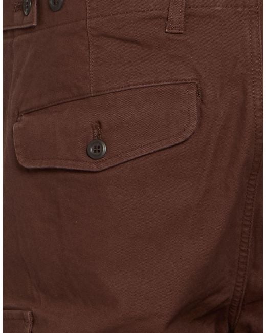Dockers Brown Pants Cotton, Elastane for men