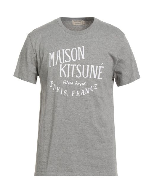 Maison Kitsuné Gray T-shirt for men