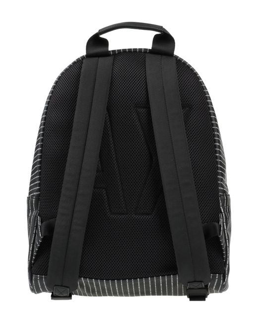 ARMANI EXCHANGE Black Rucksack for men