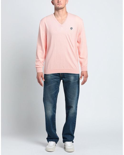 North Sails Pink Sweater for men