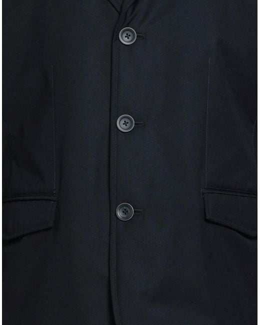 Herno Blue Midnight Jacket Polyester, Viscose for men