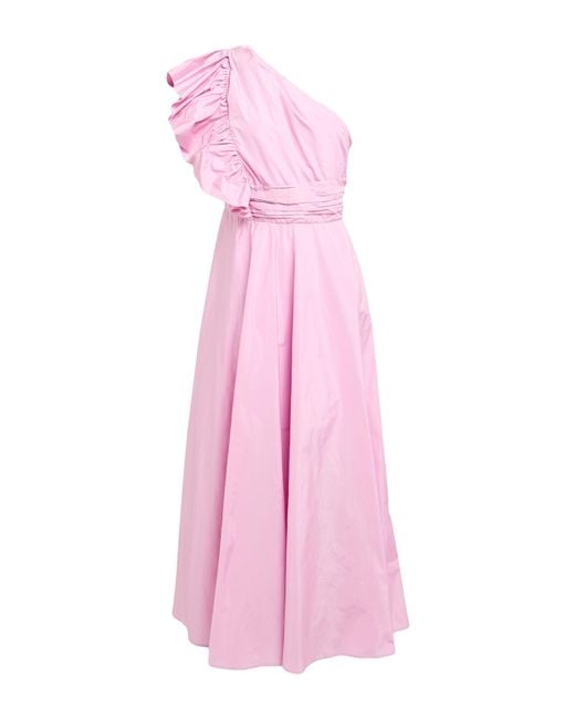Clips Pink Midi Dress Polyester
