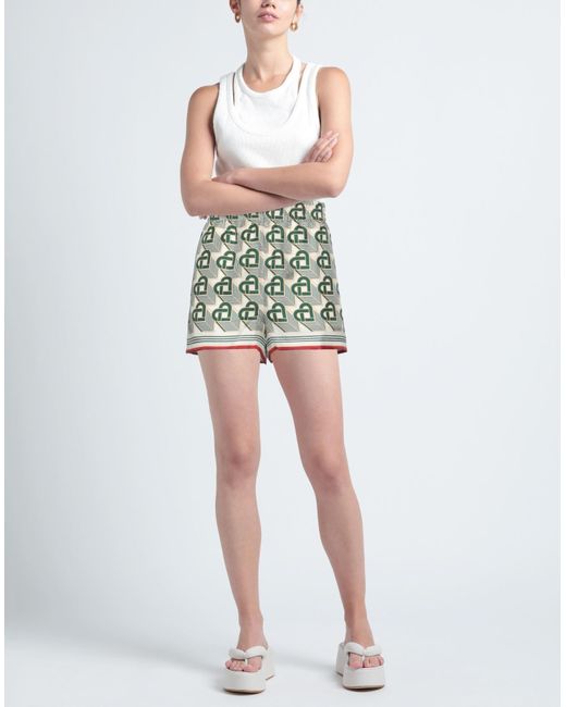 Casablancabrand Green Shorts & Bermudashorts