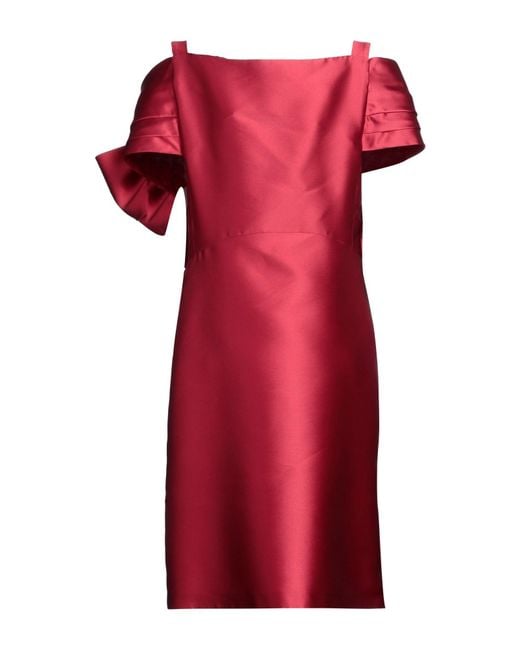 Alberta Ferretti Red Mini Dress