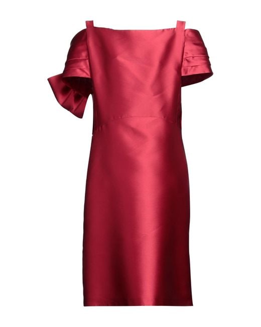 Alberta Ferretti Red Mini-Kleid