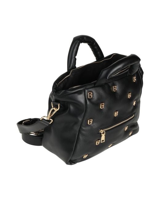 La Fille Des Fleurs Black Handbag