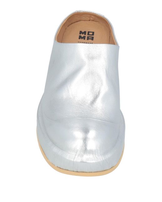 Moma White Mules & Clogs