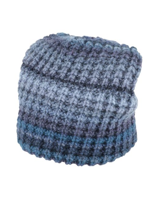 Laneus Blue Hat Virgin Wool, Polyacrylic for men