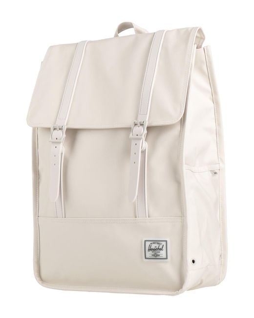 Herschel Supply Co. White Chapter Travel Kit -- Ivory Backpack Recycled Polyester