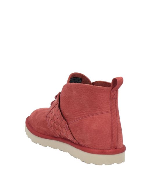 Teva Red Ankle Boots