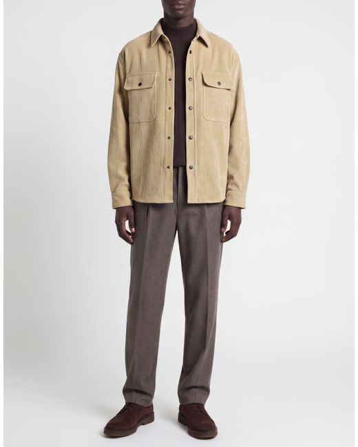 Roberto Collina Natural Jacket Polyester, Polyamide, Elastane for men