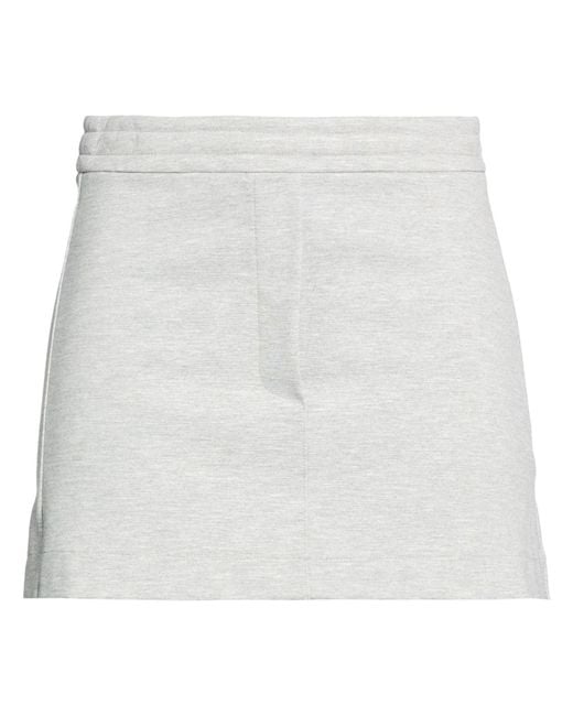 Patrizia Pepe White Light Shorts & Bermuda Shorts Viscose, Polyamide, Elastane