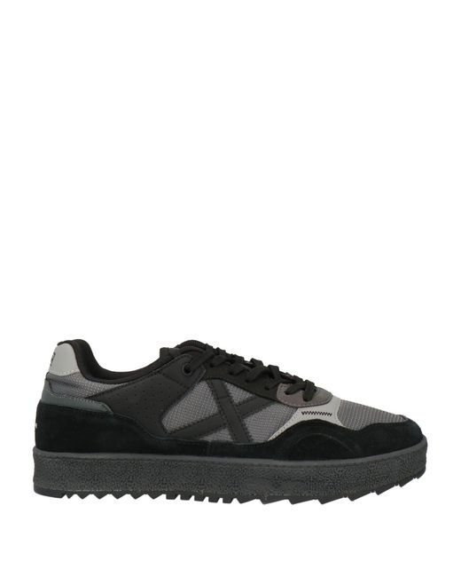 Munich Black Trainers for men