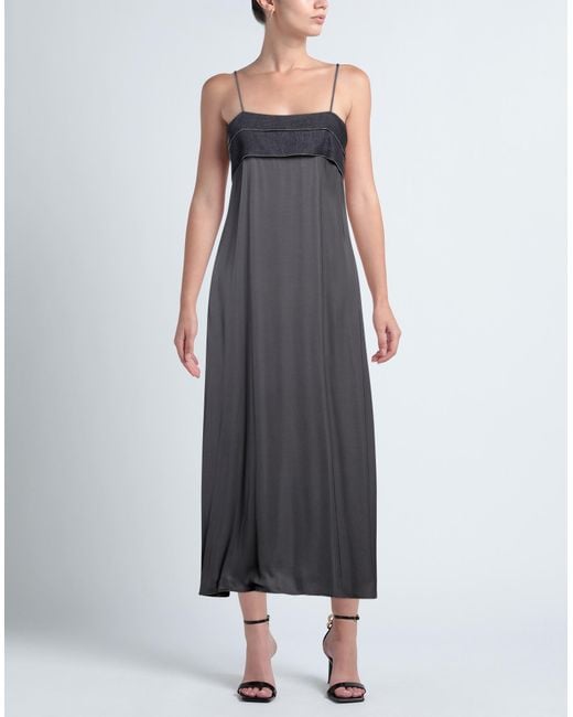 Peserico Blue Maxi Dress