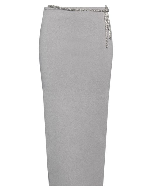 Christopher Esber Gray Midi Skirt