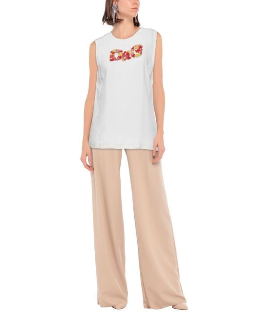 Dolce & Gabbana White Top Silk