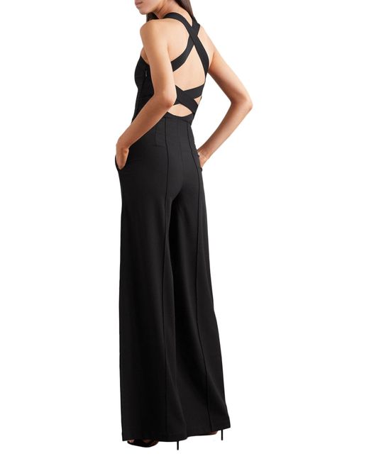 Hervé Léger Jumpsuit in Black | Lyst