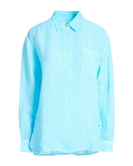 120% Lino Blue Shirts