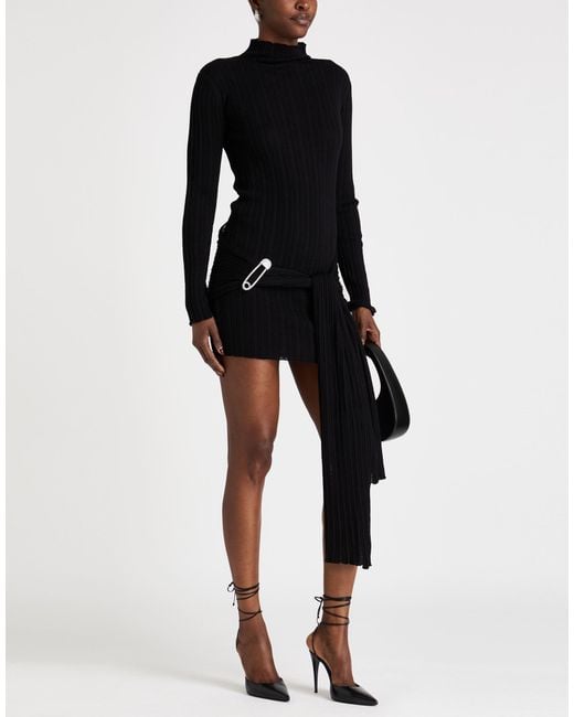 GIUSEPPE DI MORABITO Black Mini Dress