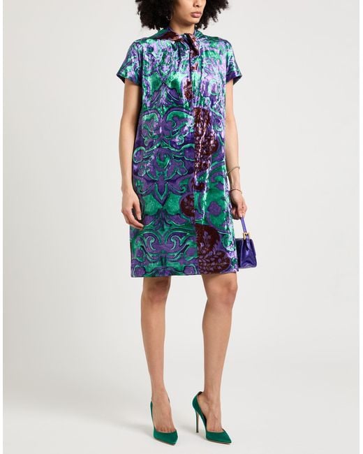 Robe midi Clips en coloris Blue