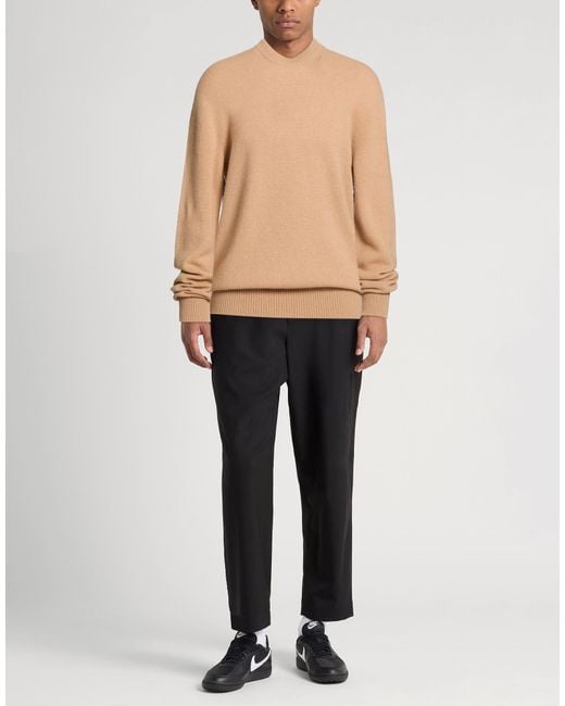 Laneus Natural Camel Sweater Merino Wool, Cashmere for men