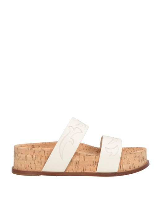 Gabriela Hearst Natural Sandals Leather