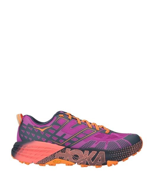 Hoka One One Purple Sneakers Textile Fibers for men