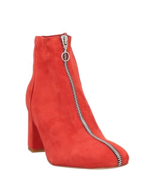 Rebecca Minkoff Red Ankle Boots