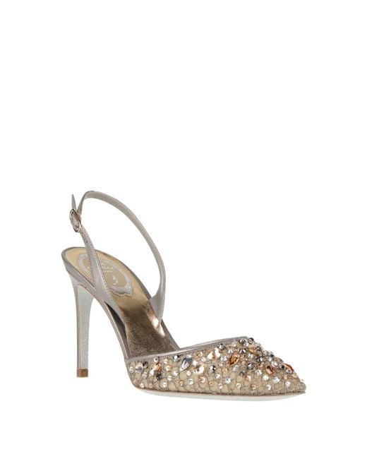 Rene Caovilla Metallic Pumps