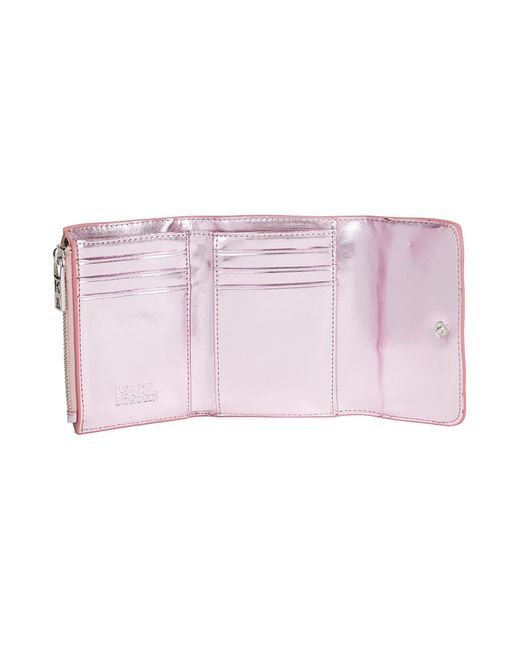 Karl Lagerfeld Pink Brieftasche