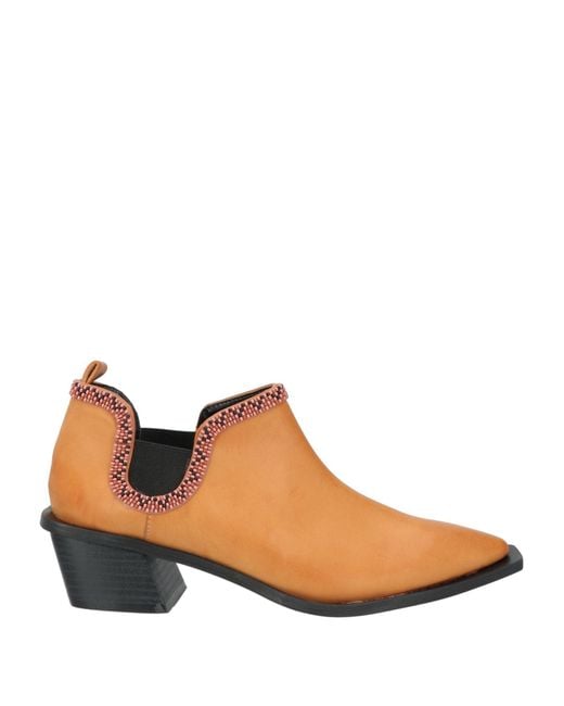 Farm Rio Brown Ankle Boots