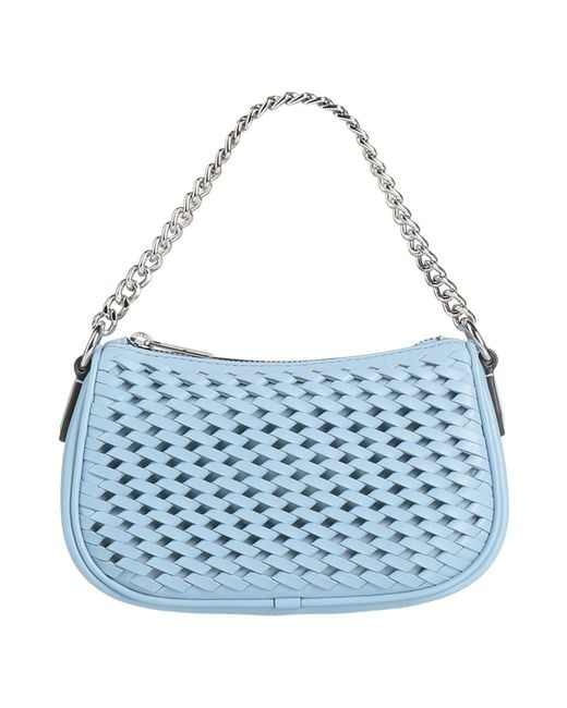 MICHAEL Michael Kors Blue Handbag Polyurethane, Cotton, Polyester