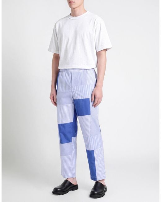 Comme des Garçons Blue Pants Cotton for men