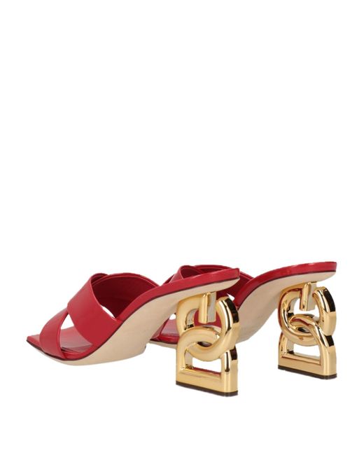 Sandalias Dolce & Gabbana de color Red