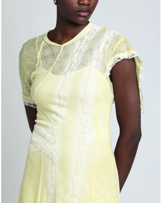 Koche Yellow Midi-Kleid