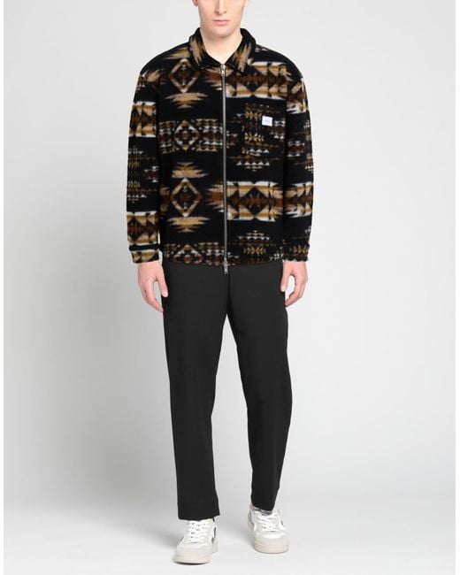 Shoe Black Sweatshirt Polyester for men