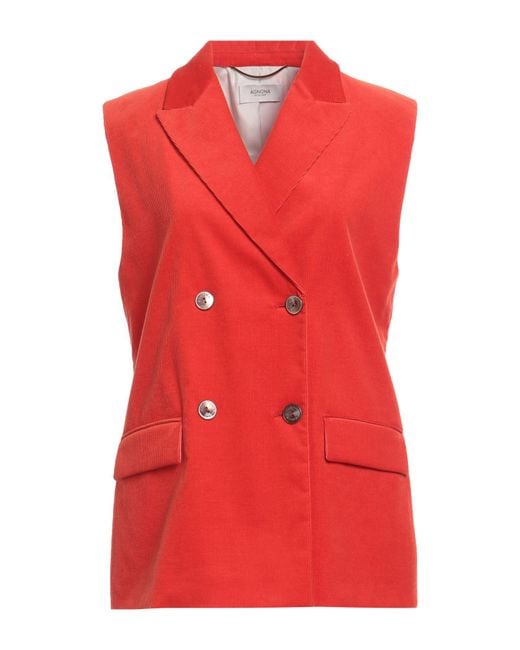 Agnona Red Blazers
