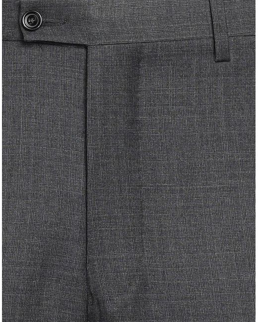Sartorio Napoli Gray Pants Virgin Wool for men