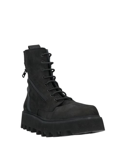 Bruno Bordese Black Ankle Boots for men