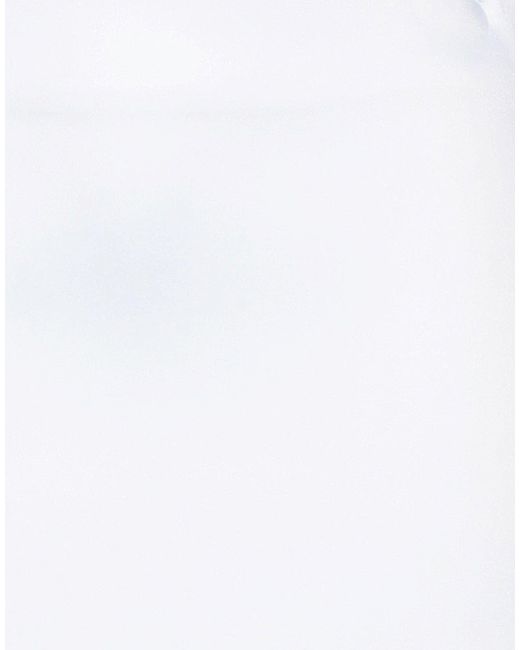 MSGM White Mini Skirt