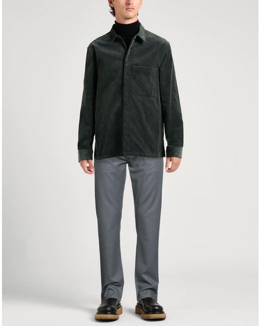 Isaia Gray Pants Wool, Cashmere, Elastane for men