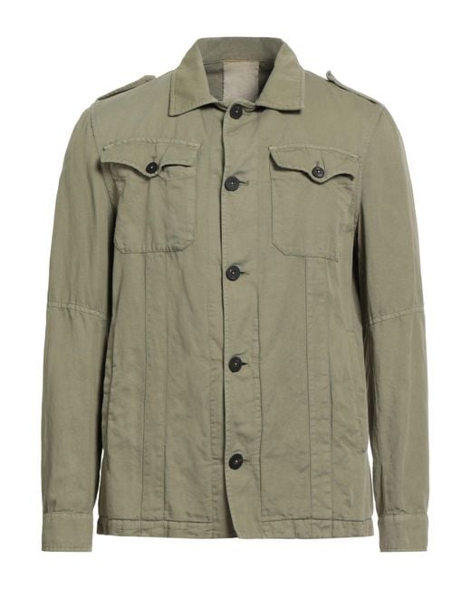 Messagerie Green Patrizio Piscaglia Jacket Cotton, Linen, Lyocell for men