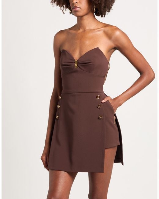 Elisabetta Franchi Brown Playsuit