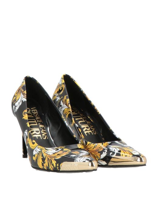 Versace Jeans Couture Metallic Pumps