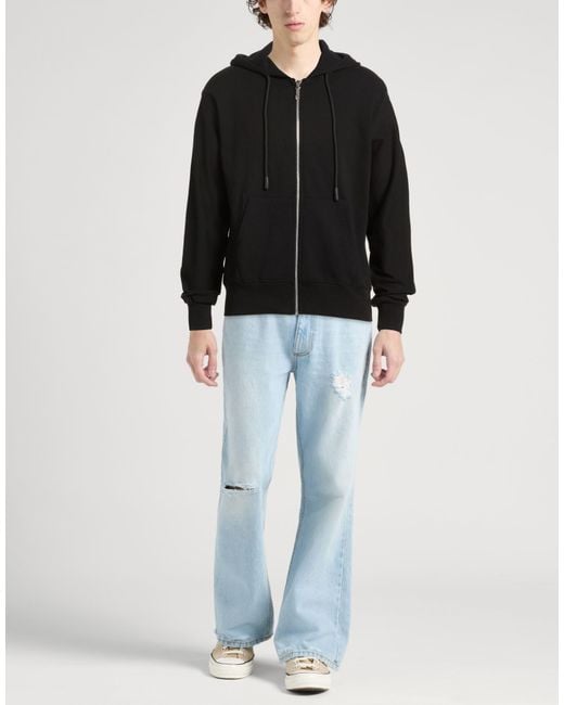 DISCLAIMER Black Sweatshirts for men