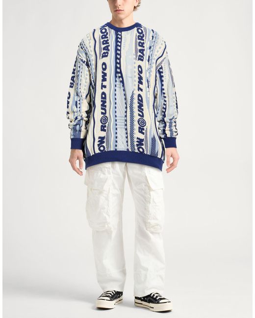Barrow Blue Sweater Cotton for men