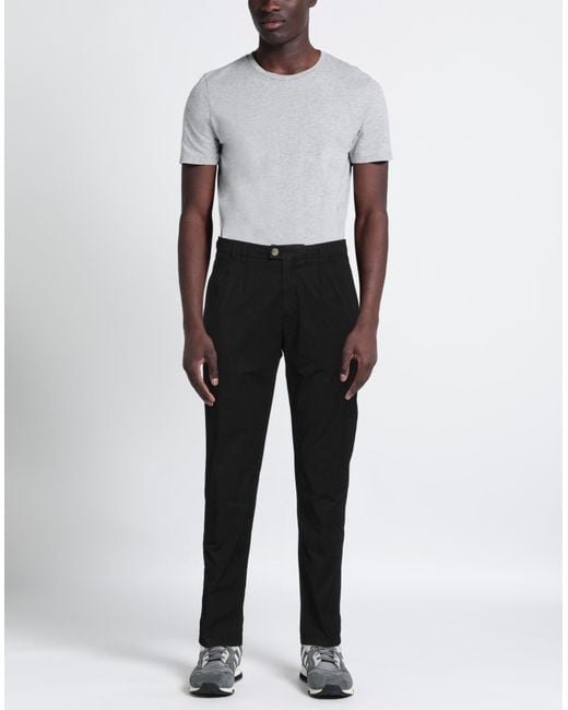 Yan Simmon Black Trouser for men