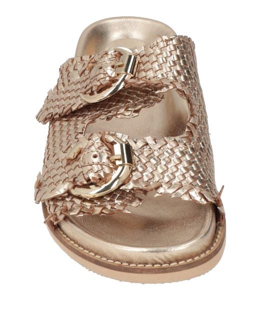 Emanuélle Vee Brown Sandals Synthetic Material