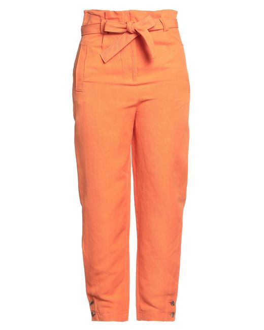 Alberta Ferretti Orange Trouser